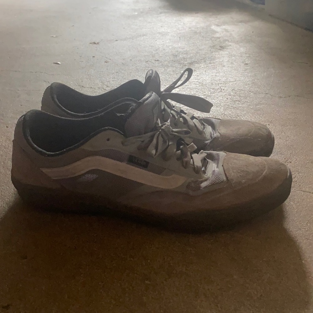 Shoes are too big for me. No rips or tears.